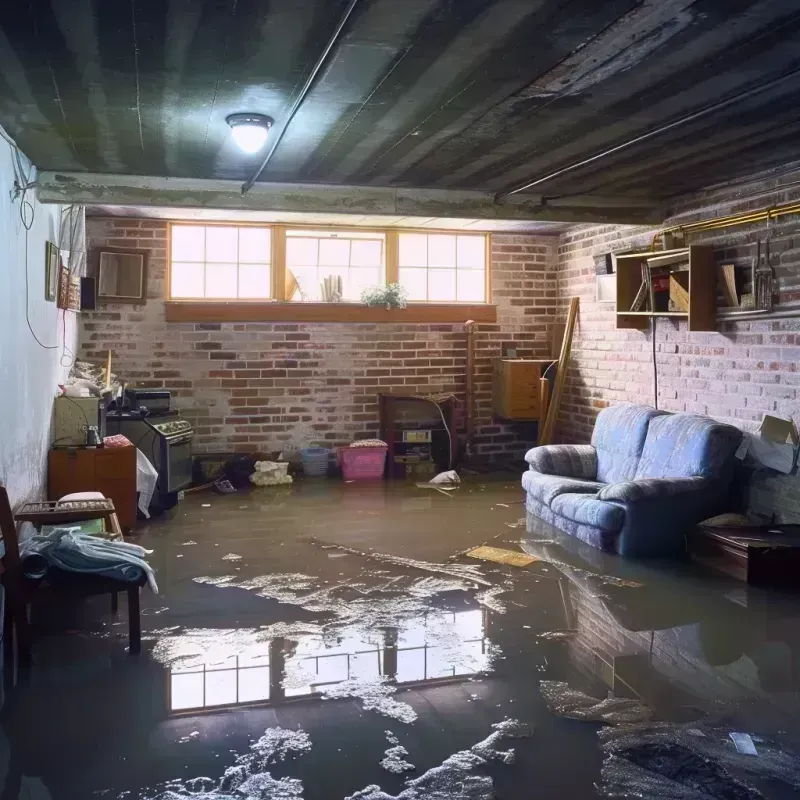 Flooded Basement Cleanup in Limestone, ME